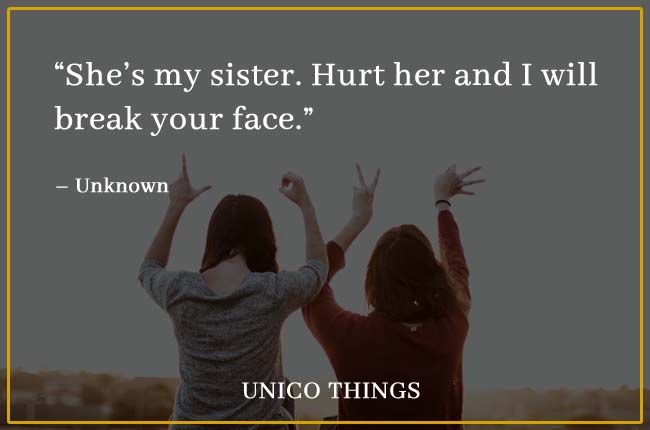 funny quotes on sister