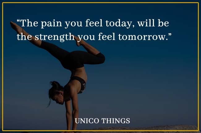 workout quotes about pain and strength