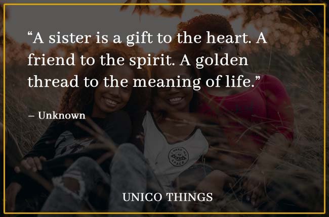 Sister Quotes Friend Gift
